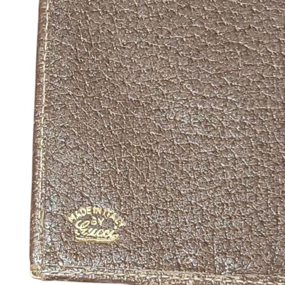 Gucci Gg Supreme Beige/Brown Canvas Cat Animalier Wallet Like New Authentic - Picture 9 of 14